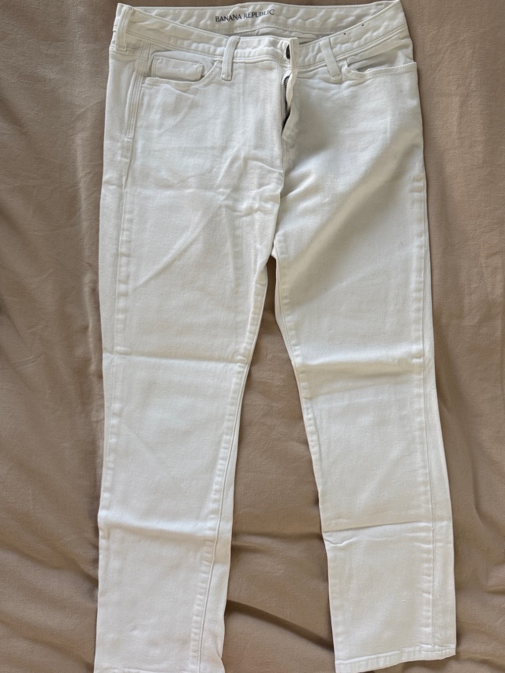 Banana Republic White Skinny Jeans